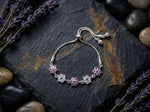 The Starlight Symphony Slider Bracelet by Kalaa Silver
