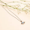 925 Sterling Silver Evil Eye Pendant With Chain With Zircon