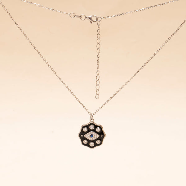 Evil eye pendant - Black