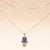 925 Silver - Evil Eye Hamsa Hand Pendant