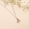 925 Silver - Swan Pendant (Solitaire in the centre)