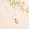 925 Silver - Owl Pendant With Chain