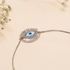 Evil eye bracelet in 92.5 silver