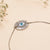 Evil eye bracelet in 92.5 silver